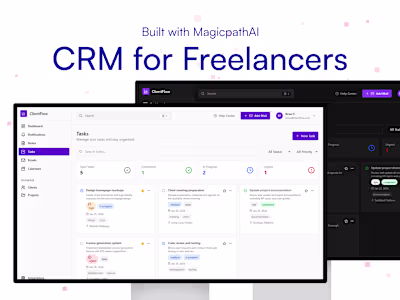 Freelancer CRM Design for MagicPathAI