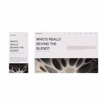 Magazine Style Website Layout