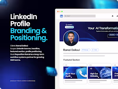 LinkedIn Profile Transformation for SME Workflow Architect