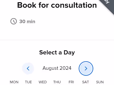 Appointments scheduling 