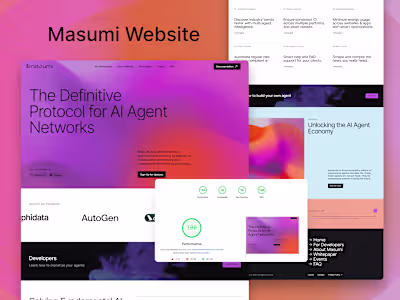 Masumi Website Development