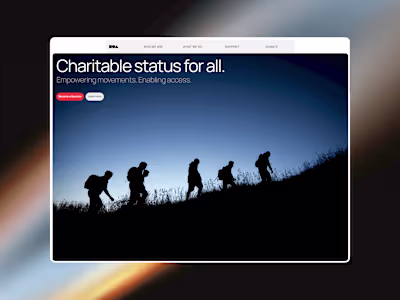 Website Design for a Charity Driving Funding