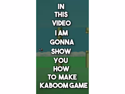 Crafting a Flappy Bird Clone with Kaboom.js on Replit Shorts
