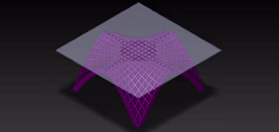 3D Model Of A Complex Table | SolidWorks