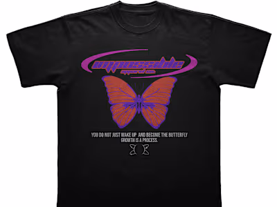Black shirt mock up