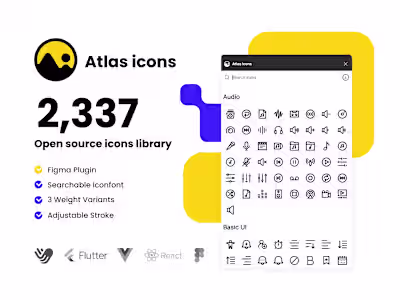 Atlas Icons Project for MIT Library