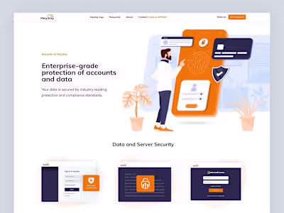 Saas Landing Page design Web