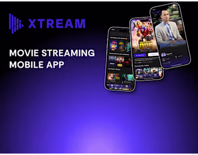 UI/UX Case Study - Movie Streaming Mobile App