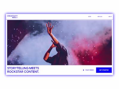 Creativity Max (Framer development)