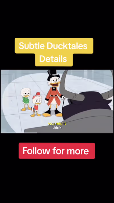 Subtle Ducktales Details