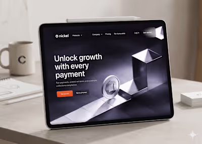 Website HERO Section - UX/UI