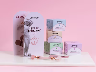 Ansistry Skincare - branding & packaging