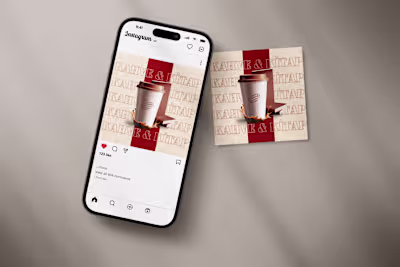 Coffe & Book Social Media Post