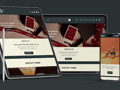 State Of You - Website Development 