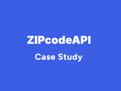 ZipcodeAPI Website Redesign