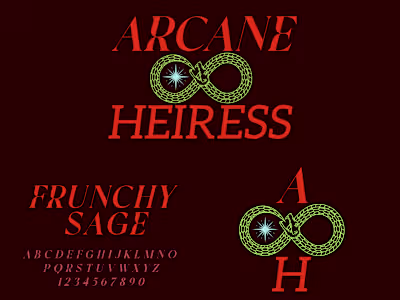 Brand Board for Arcane Heiress
