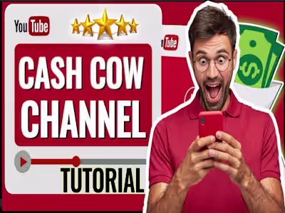 I will  create YouTube automation cash cow channel and videos