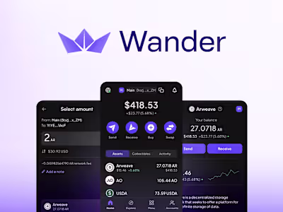 Wander | UI/UX Design for Mobile & Browser Extension
