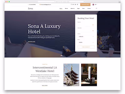 Hotel Booking Website Creation