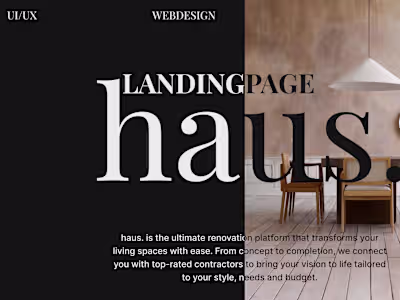 Landing page || Reno. 