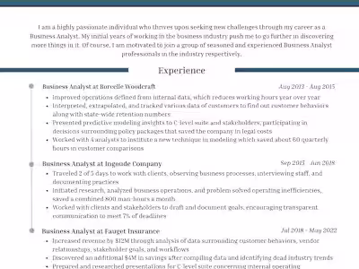 Executive Resume Revamp for Industrial Director
