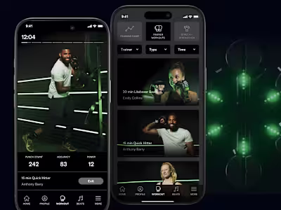 Liteboxer – UX/UI for Connected Fitness App with $28.5M Funding