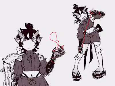Character doodles