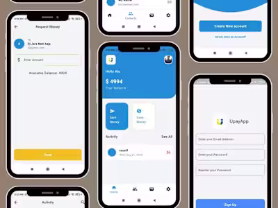 Flutter E wallet App