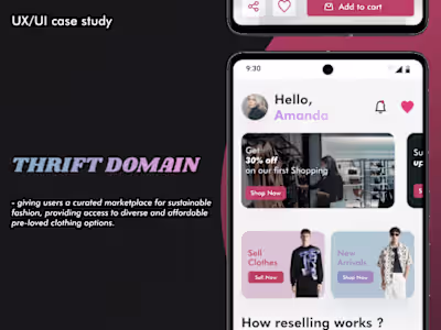 Thrift Domain: Re clothing app