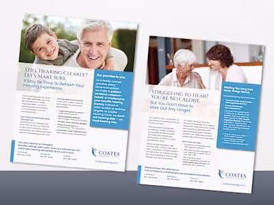 Patient-Focused Direct Mailers for Hearing Clinic