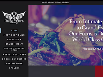 Modern and Responsive Website for Fine Dining Restaurant