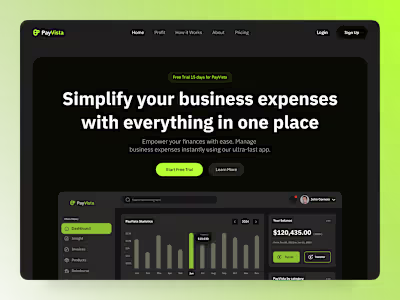 PayVista- SaaS Landing Page
