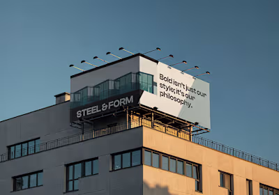 Steel & Form Branding - Construction Company