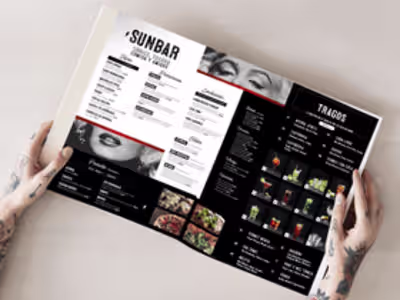 Menu design