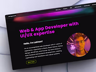 Portfolio in Framer - webtypecraft