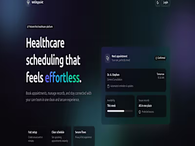 Development of WellAppoint Healthcare Platform