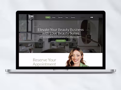 LoveBeautySuites Wix Website Design