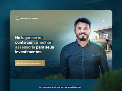 Real Estate Agent Landing Page - Website Portfolio