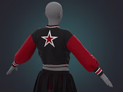 Deliver High Quality 3D Garment For Game, Character and Unisex 