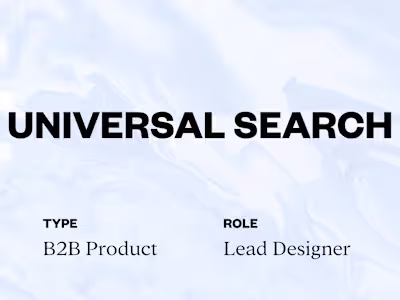Universal Search