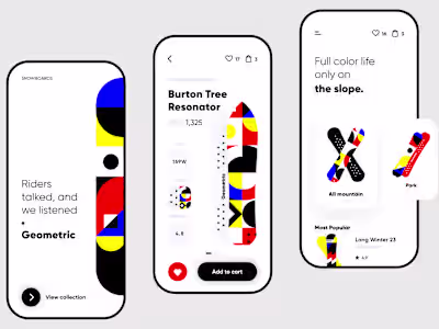 Geo- Matric | Mobile App Design