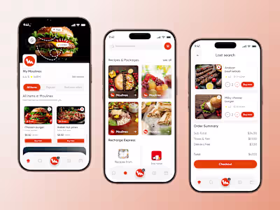 Experience seamless food ordering with our modern Food Deliv...