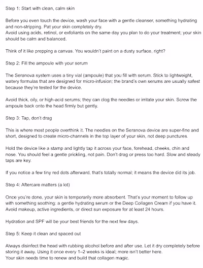 I wrote this user guide blog post for Seranova a beauty and ...