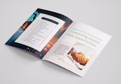 Business Proposal Profile Design | Ahmed Ghattour - Crowe Global