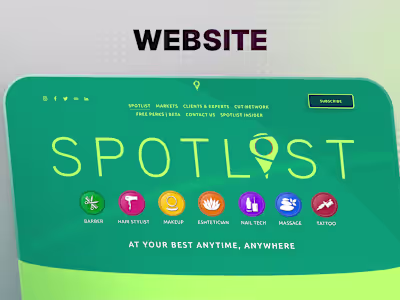 Spotlist — Website Design & Product Landing