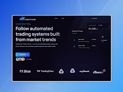 Trading Website Design & Development