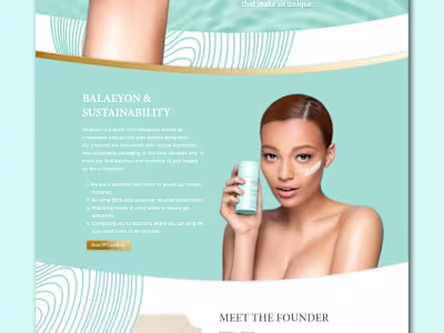 Balaeyon - Website Design