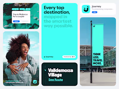 Quick bento of Journey, a travel planning companion 🚀