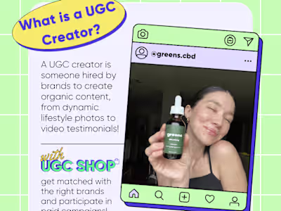 UGC Shop | Social Media Management and In-house Content Creation