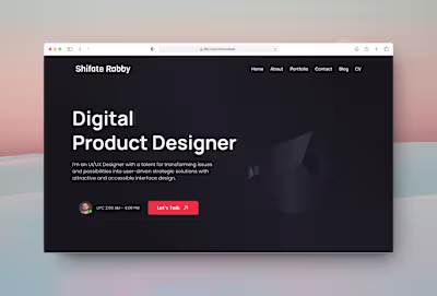 Novo - Personal Portfolio Template